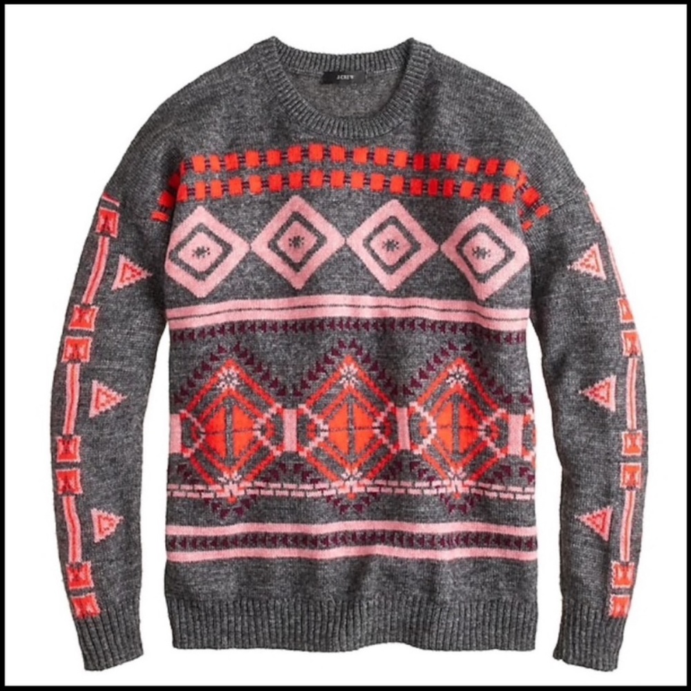 J. Crew Fair Isle Sweater - Picture 2 of 8